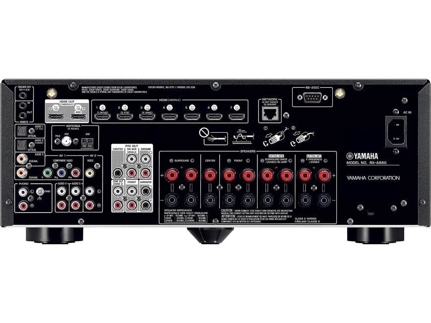 Yamaha AVENTAGE RX-A880 7.2-channel home theater receiver with Wi