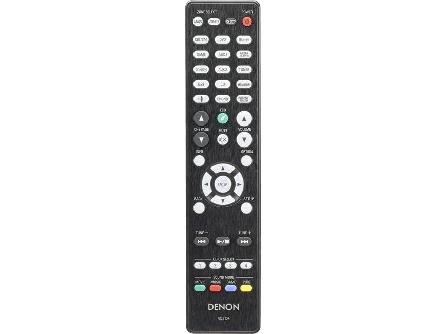 Denon AVR-X2500H 7.2-channel home theater receiver with Wi-Fi