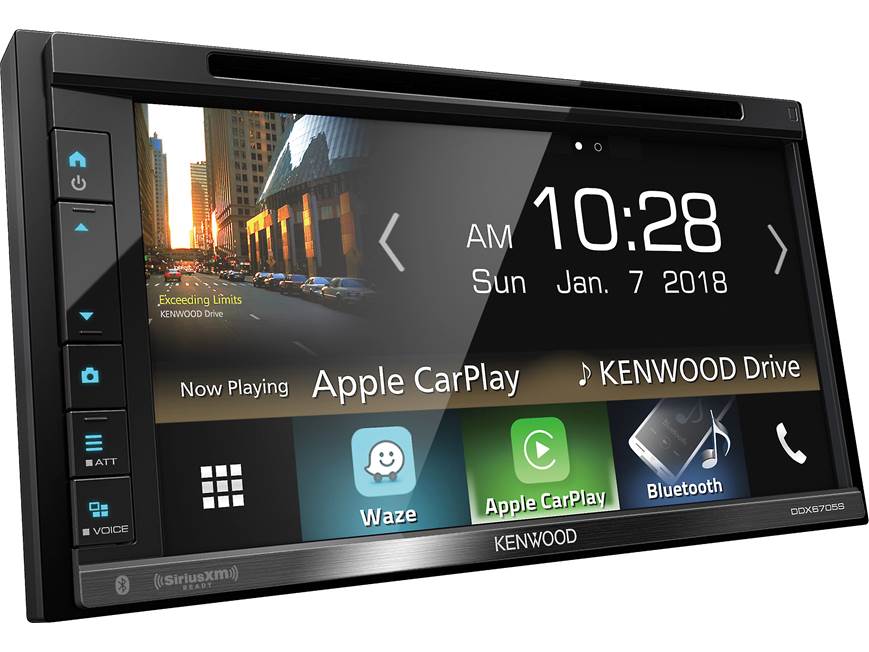 Kenwood DDX6705S DVD receiver at Crutchfield