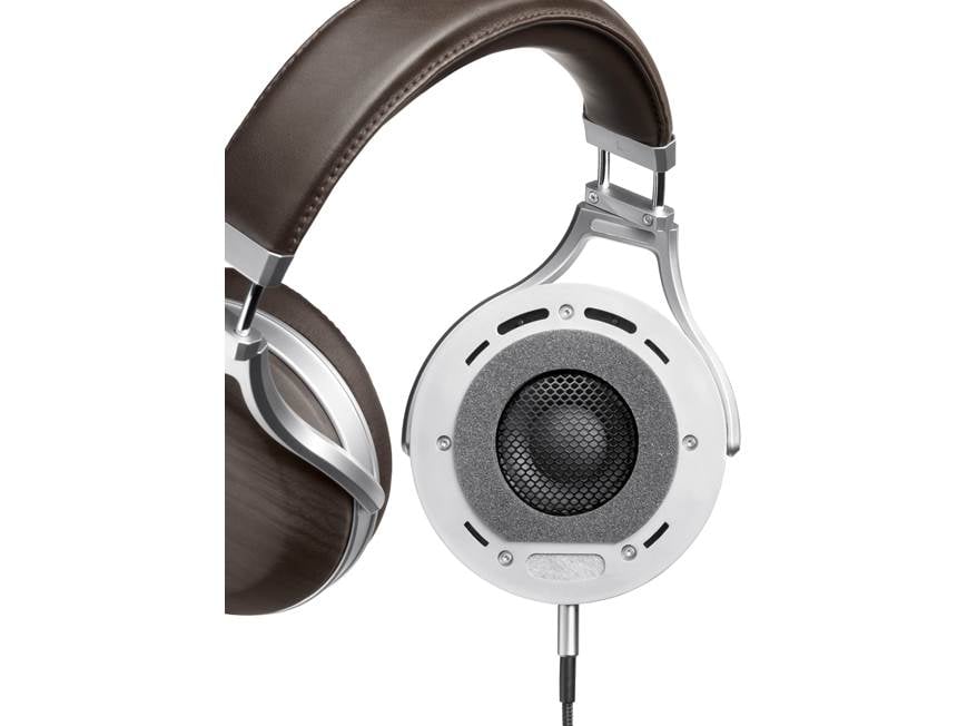 Denon AH-D5200 Over-ear zebrawood headphones at Crutchfield