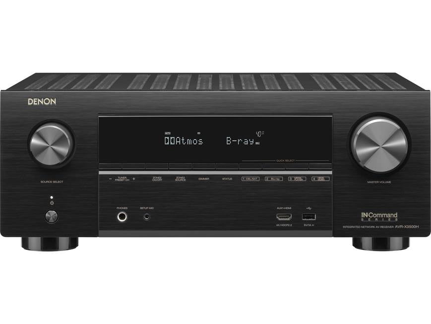 Denon AVR-X3500H 7.2-channel home theater receiver with Wi-Fi