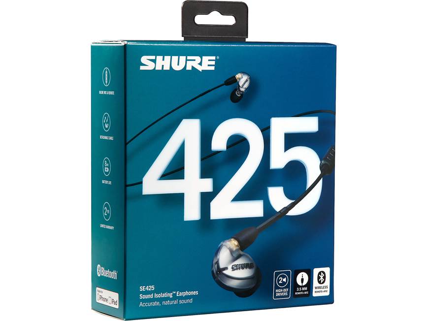 Shure SE425-BT1 Sound Isolating™ earphones with wireless Bluetooth