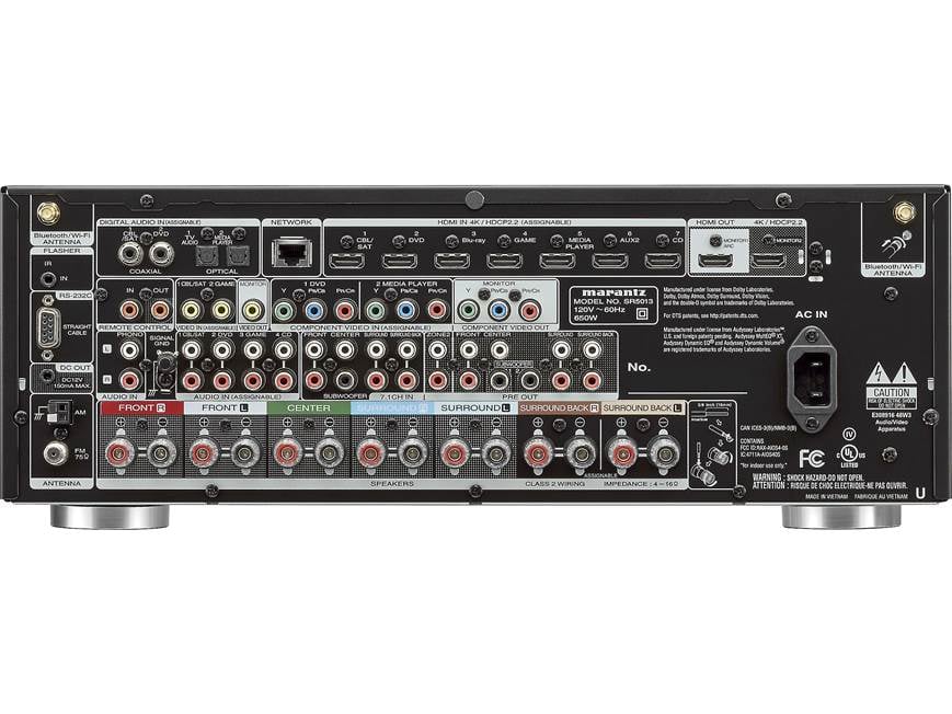 Marantz SR5013 7.2-channel home theater receiver with Wi-Fi