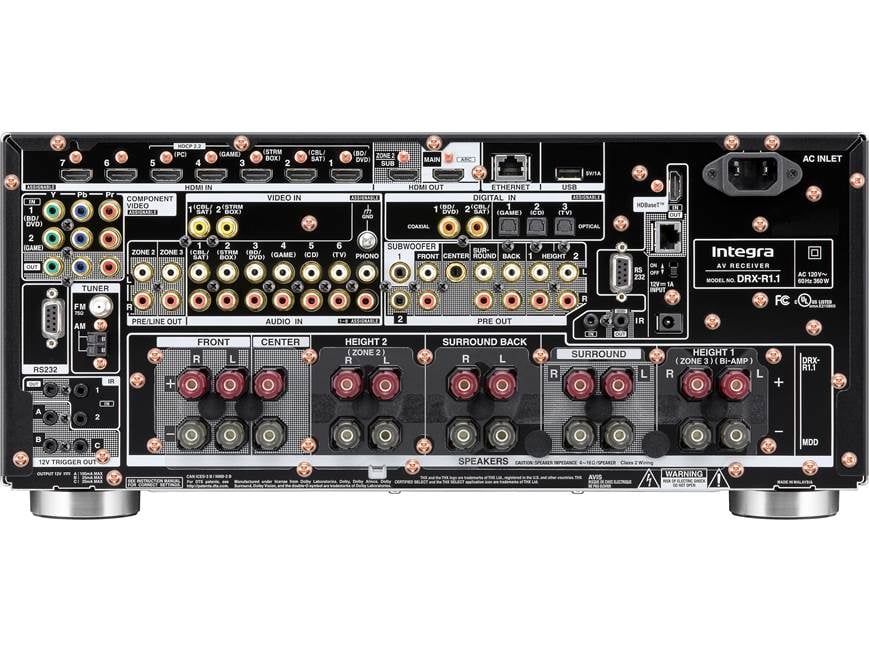 Integra DRX-R1.1 11.2-channel home theater receiver with wired