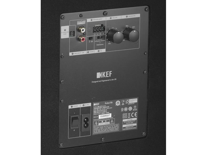 KEF KUBE 10b Powered subwoofer at Crutchfield