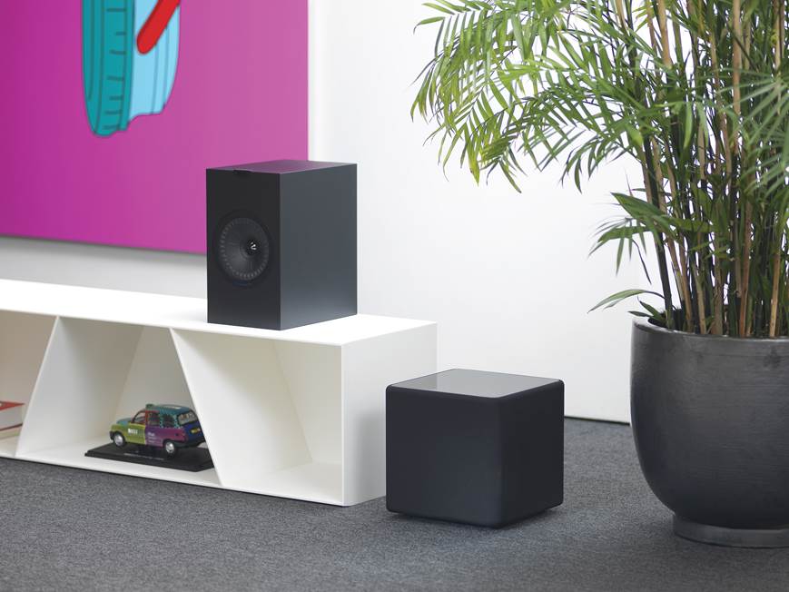 KEF KUBE 8b Powered subwoofer at Crutchfield