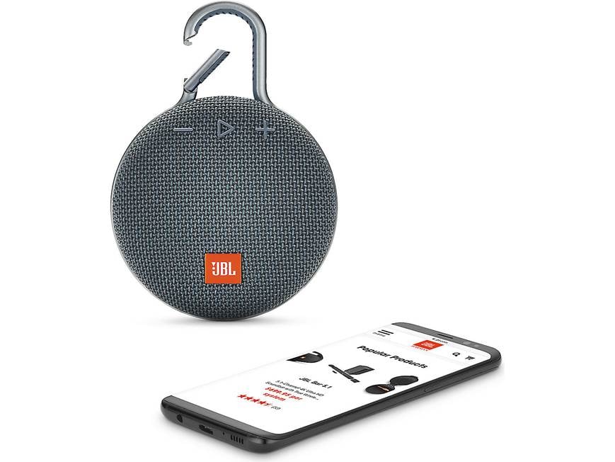 JBL Clip 3 (Ocean Blue) Waterproof portable Bluetooth® speaker
