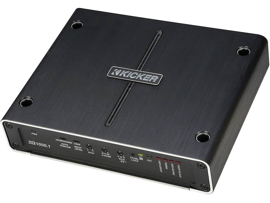 Kicker 42IQ1000.1 Q-Class mono subwoofer amplifier with digital