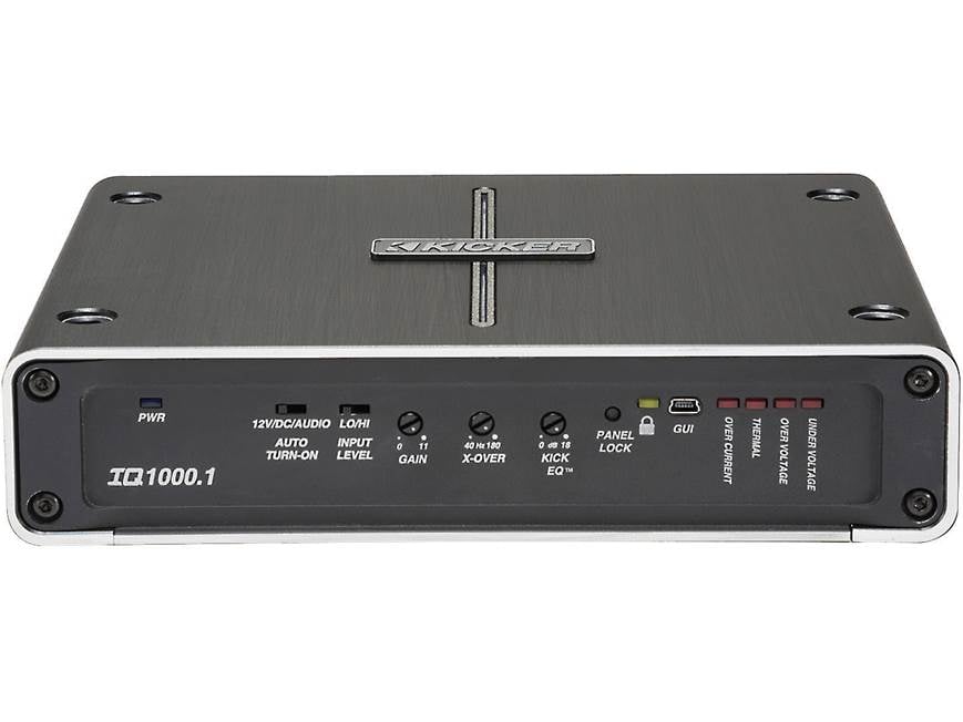 Kicker 42IQ1000.1 Q-Class mono subwoofer amplifier with digital