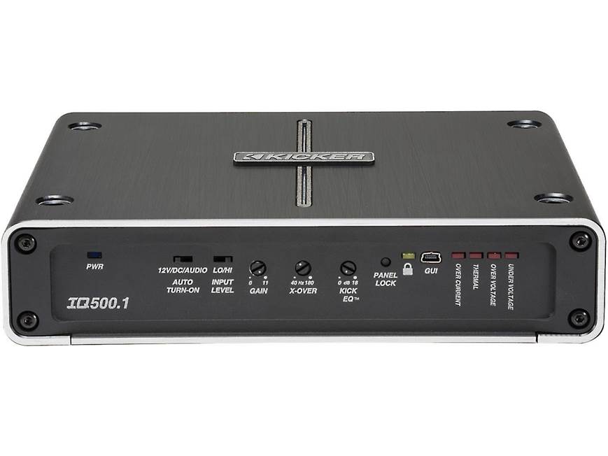 Kicker 42IQ500.1 Q-Class mono subwoofer amplifier with digital