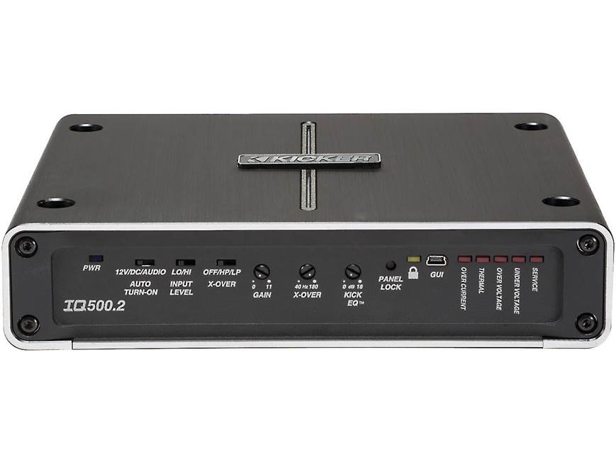 Kicker 42IQ500.2 Q-Class 2-channel car amplifier with digital
