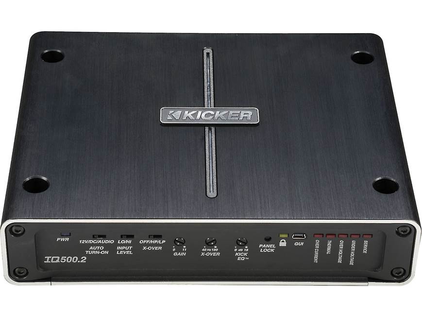 Kicker 42IQ500.2 Q-Class 2-channel car amplifier with digital
