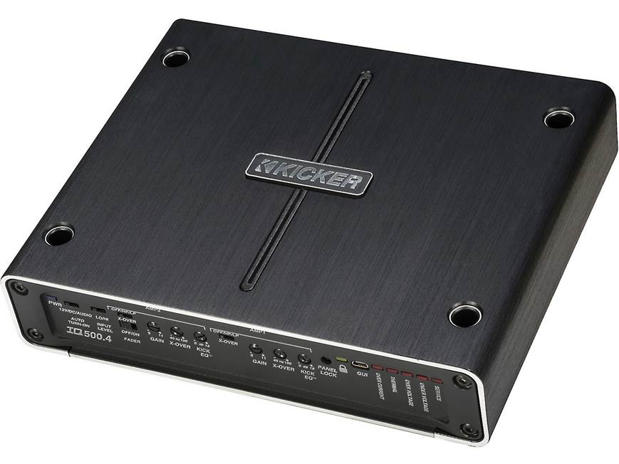 Kicker 42IQ500.4 Q-Class 4-channel car amplifier with digital