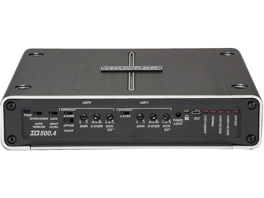 Kicker 42IQ500.4 Q-Class 4-channel car amplifier with digital