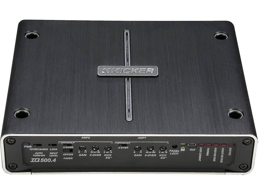 Kicker 42IQ500.4 Q-Class 4-channel car amplifier with digital