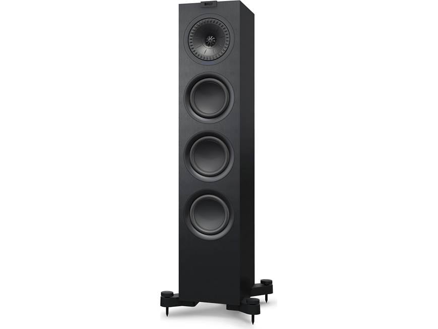 KEF Q550 ブラック　ペア　スパイクベース、サランネット付属 KEF Q550 (Satin Black) Floor-standing speaker (Satin Black) at
