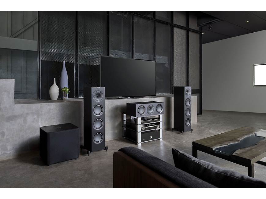 KEF Q650c (Satin Black) Center channel speaker (Satin Black) at