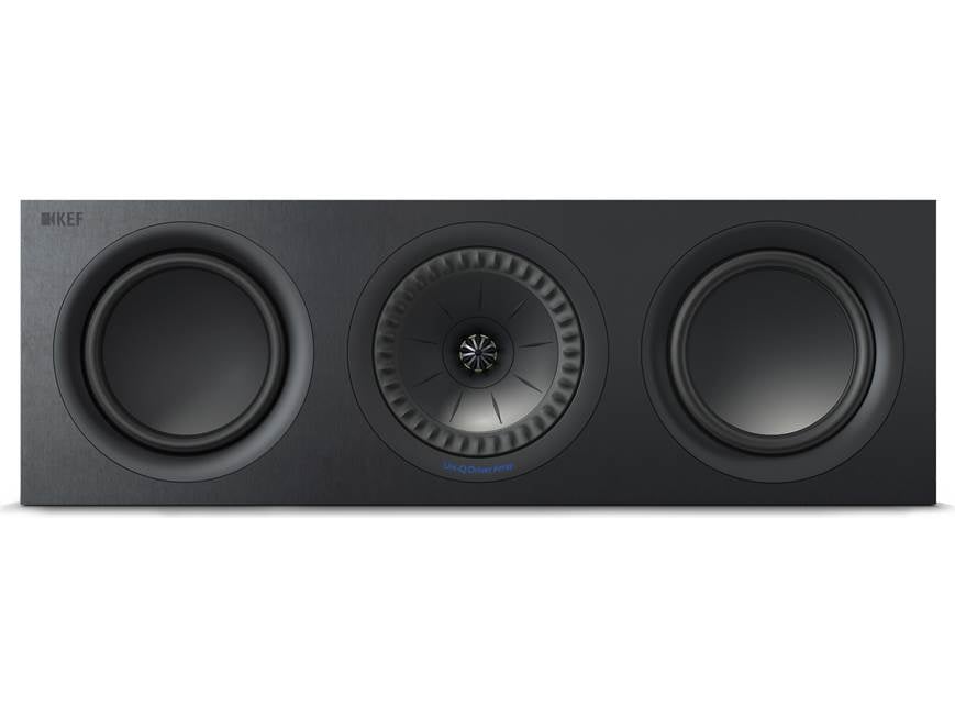 KEF Q650c (Satin Black) Center channel speaker (Satin Black) at