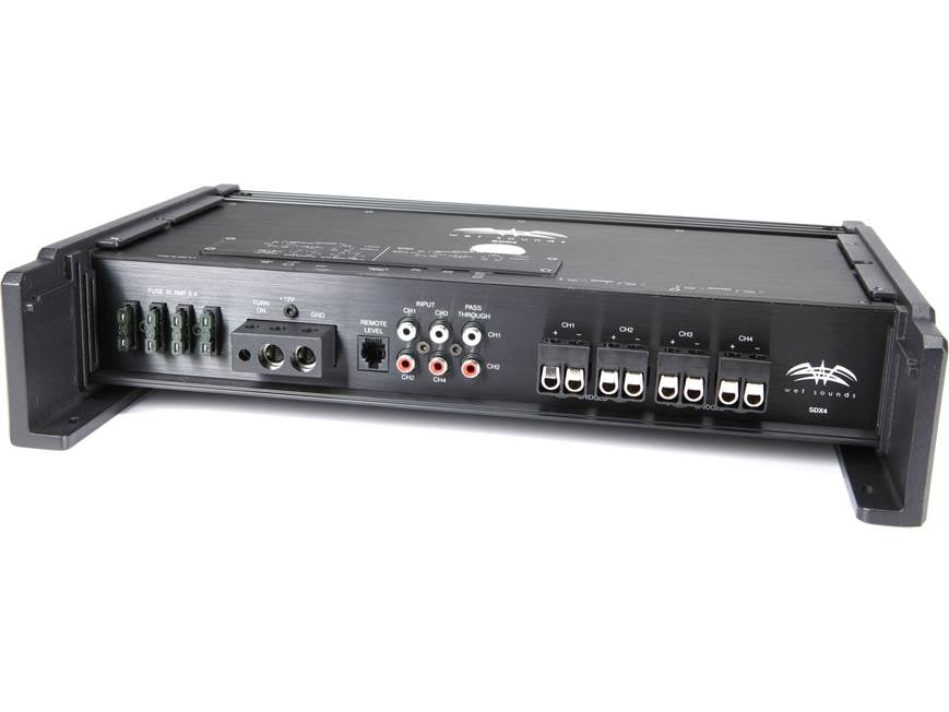 Wet Sounds SDX4 Sinister™ Series 4-channel marine amplifier — 185