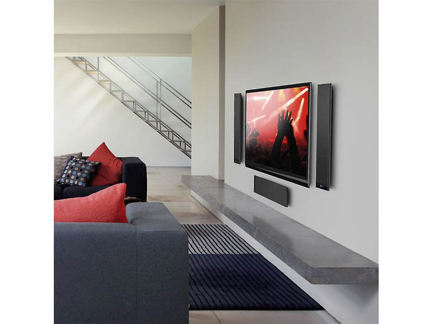 【売約済】KEF T101 薄型ペアスピーカー KEF T101 (Black) Ultra-thin wall-mountable home theater speakers