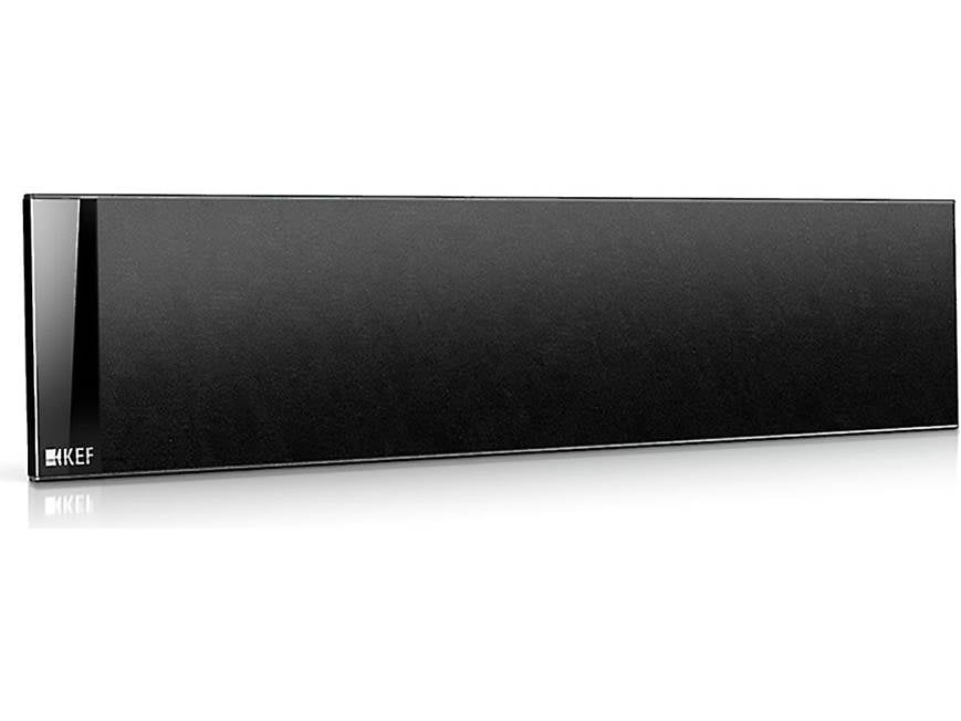 KEF T301C (Black) Ultra-thin wall-mountable center channel speaker