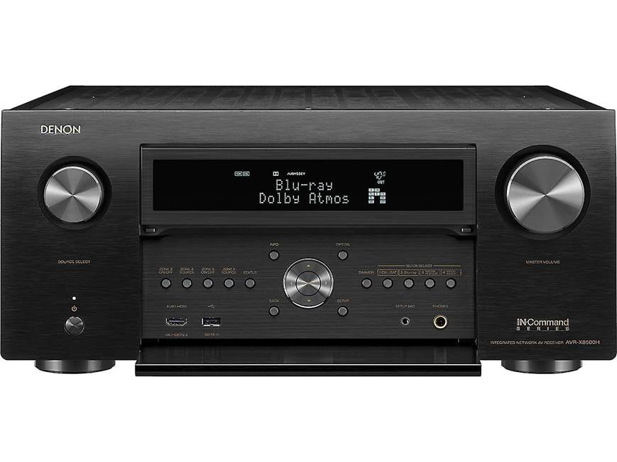 Denon AVR-X8500H (Black) 13.2-channel home theater receiver with