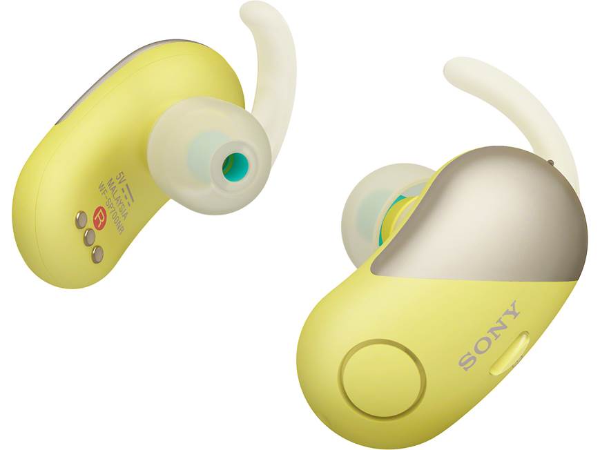 Sony WF-SP700N (Yellow) True wireless noise-canceling headphones