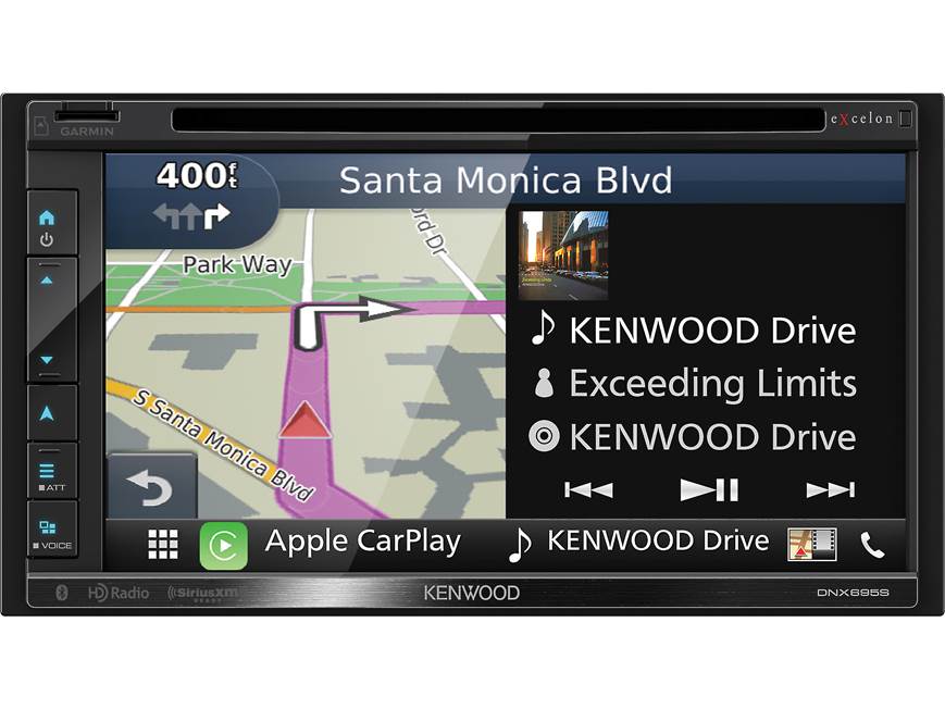 Kenwood Excelon DNX695S Navigation receiver at Crutchfield