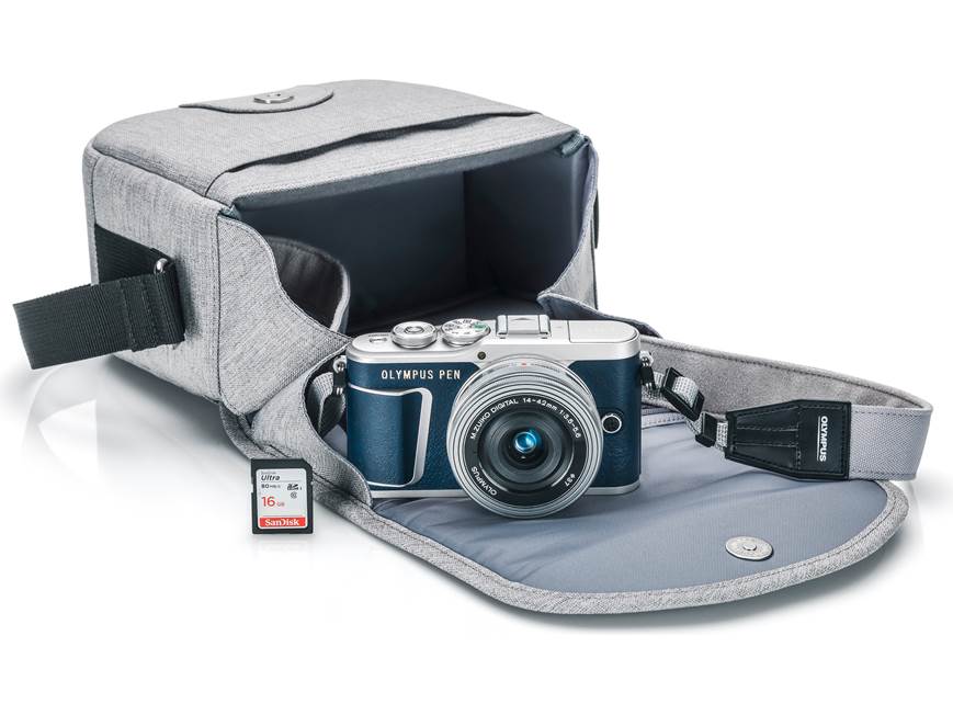 Olympus PEN E-PL9 Kit (Denim Blue Limited Edition) 16.1-megapixel