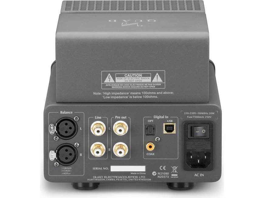 Quad PA-One Vacuum tube headphone amp/DAC/preamp at Crutchfield
