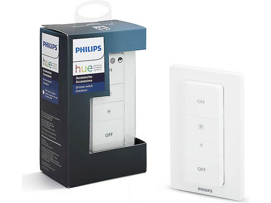 Philips Hue Dimmer Switch Battery-powered control for Hue lighting
