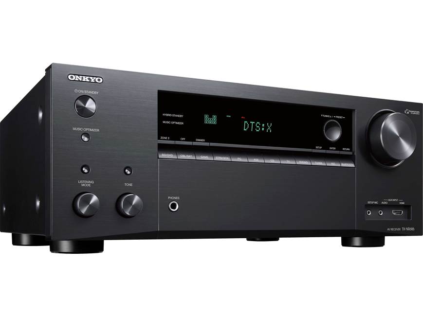 Onkyo TX-NR686 7.2-channel home theater receiver with Wi-Fi