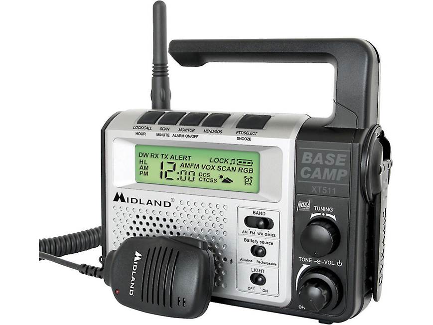 Midland XT511 Base camp GMRS radio at Crutchfield