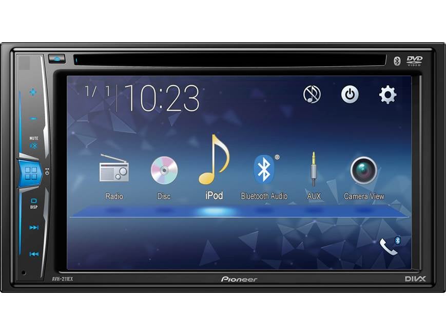 Pioneer AVH-211EX DVD receiver at Crutchfield