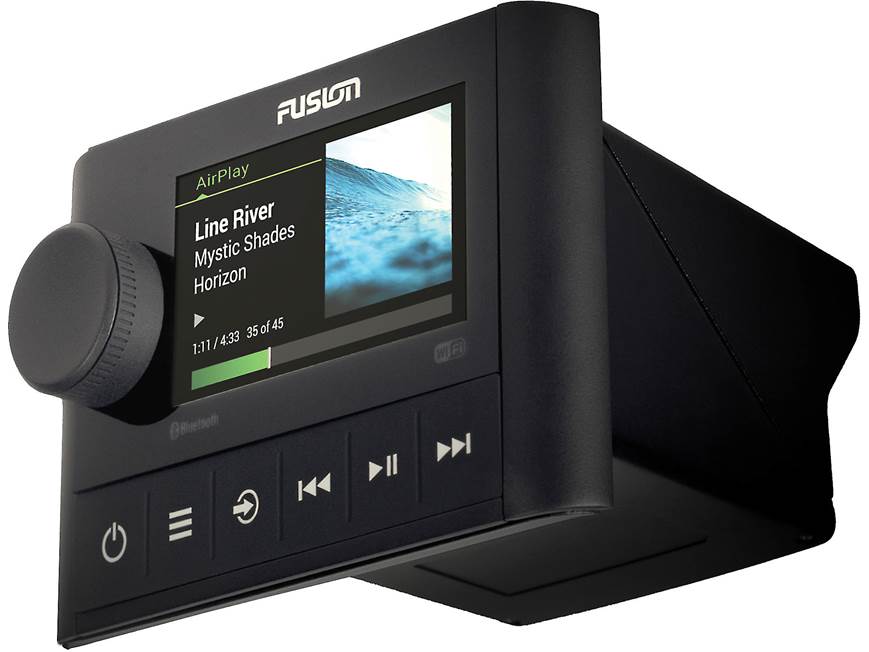 Fusion MS-SRX400 Apollo Series marine zone receiver with built-in