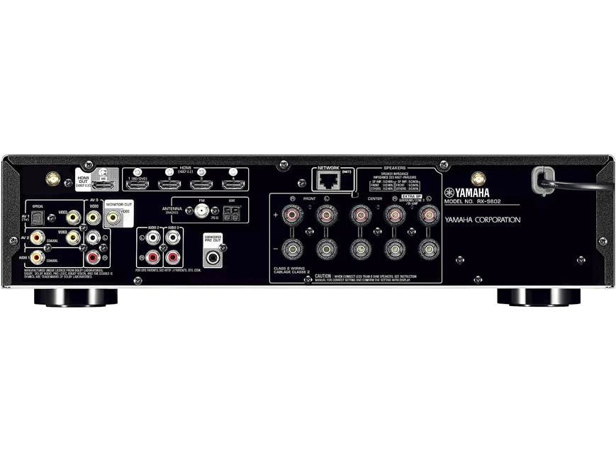 Yamaha RX-S602 5.1-channel slimline home theater receiver with Wi