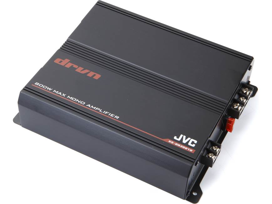 JVC KS-DR3001D drvn DR Series mono subwoofer amplifier — 400 watts