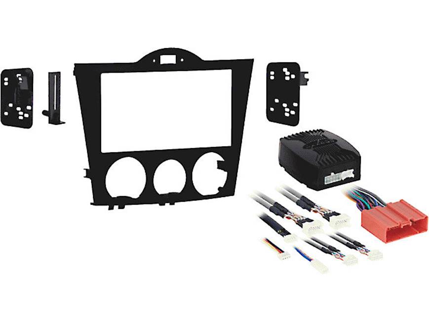 Metra 95-7504 Double Din Dash Kit – Fits 2004-2009 Mazda 3, Factory Look, Black Plastic, Includes Mounting Hardware