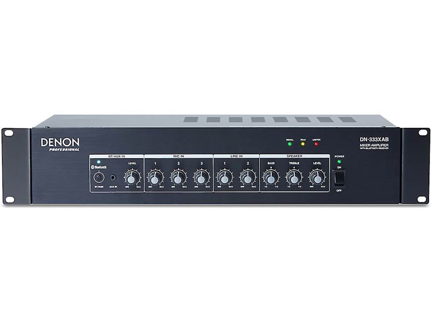 Denon DN-333XAB 6-input commercial mixer/amplifier with Bluetooth
