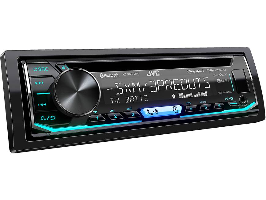 JVC KD-T805BTS CD receiver at Crutchfield