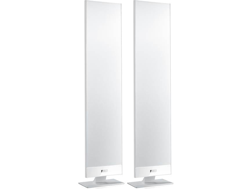 KEF T301 (White) Ultra-thin wall-mountable home theater speakers