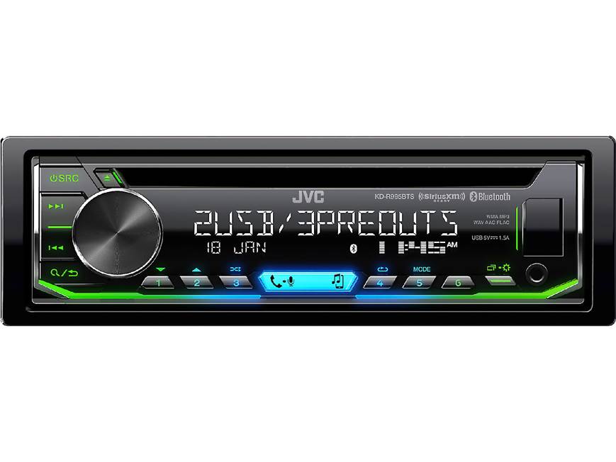 JVC KD-R995BTS CD receiver at Crutchfield