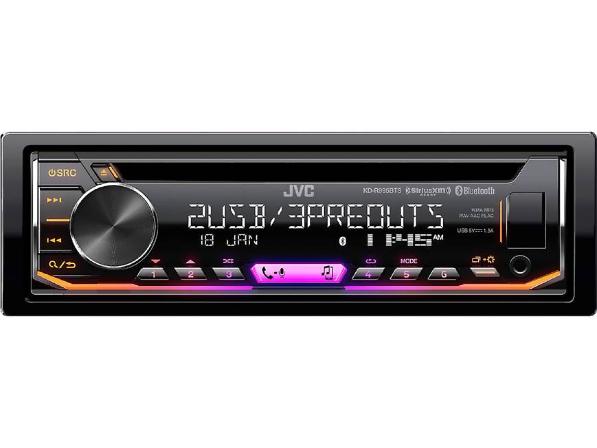 JVC KD-R995BTS CD receiver at Crutchfield