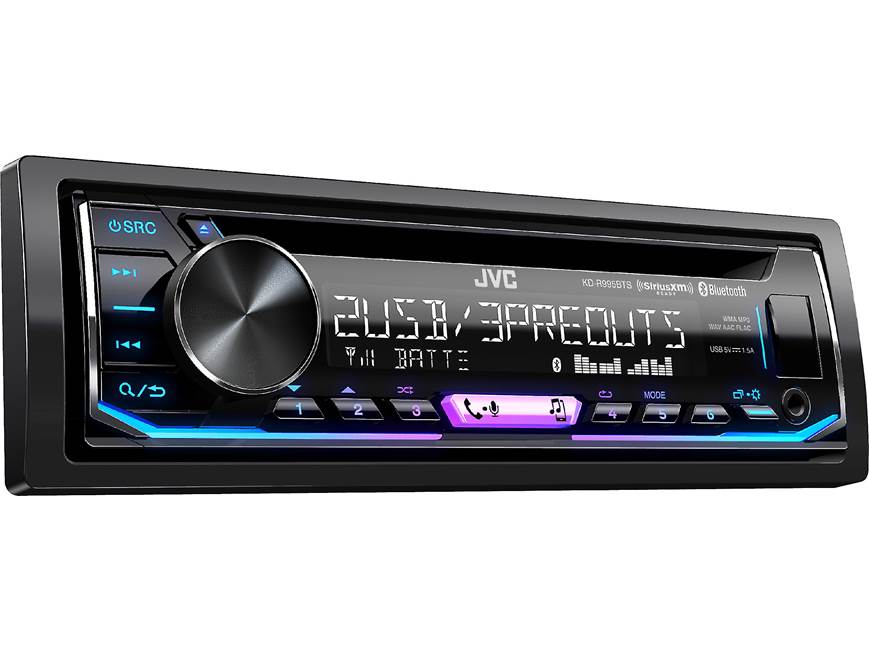 JVC KD-R995BTS CD receiver at Crutchfield
