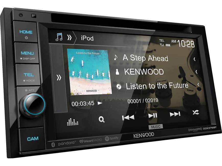 Kenwood DDX376BT DVD receiver at Crutchfield