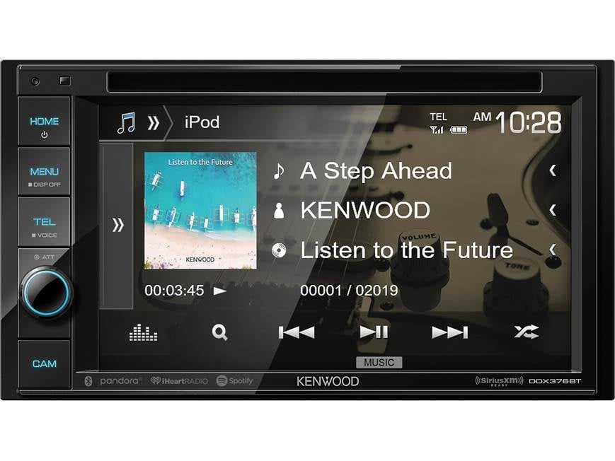 Kenwood DDX376BT DVD receiver at Crutchfield
