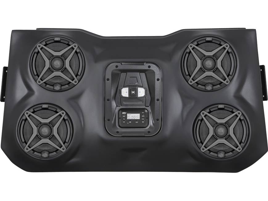 SSV Works 170-WP3-RZ3O4A Custom-fit overhead soundbar with a
