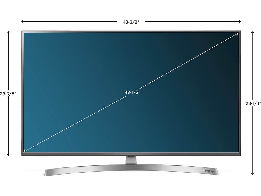 LG4k スマートテレビ　49インチ　2018モデル 常識を悠々超える美麗画面。いち早く液晶テレビの未来を告げる