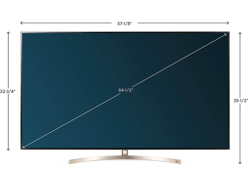 LG 65型　2018年製　画面色に難あり LG 65SK9500PUA 65