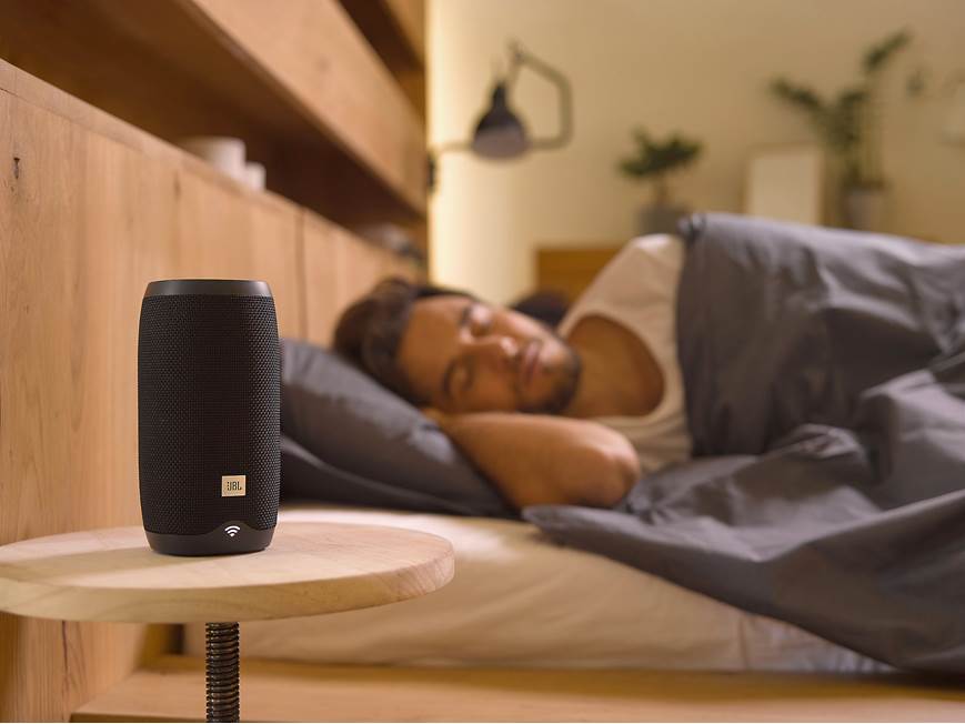 JBL LINK 10 (Black) Waterproof portable speaker with Google